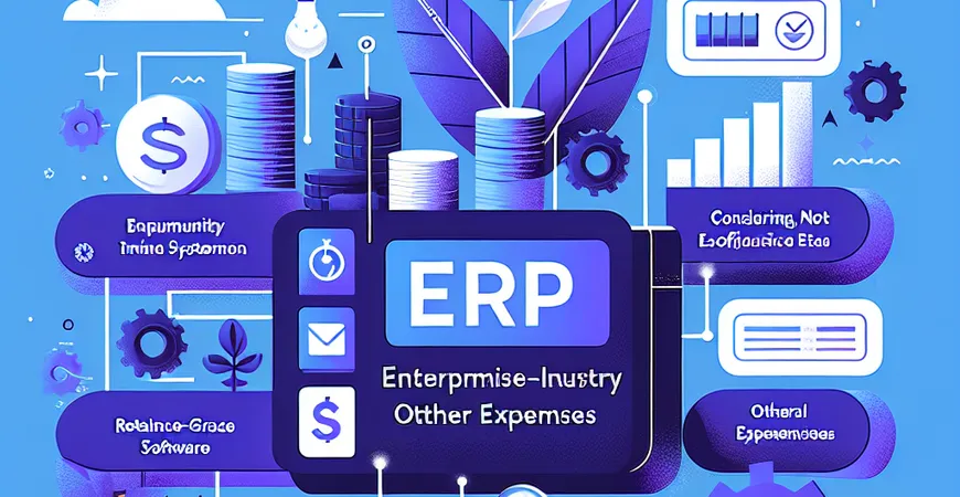 零售行业 ERP 系统价格构成要素：除软件还有哪些费用？